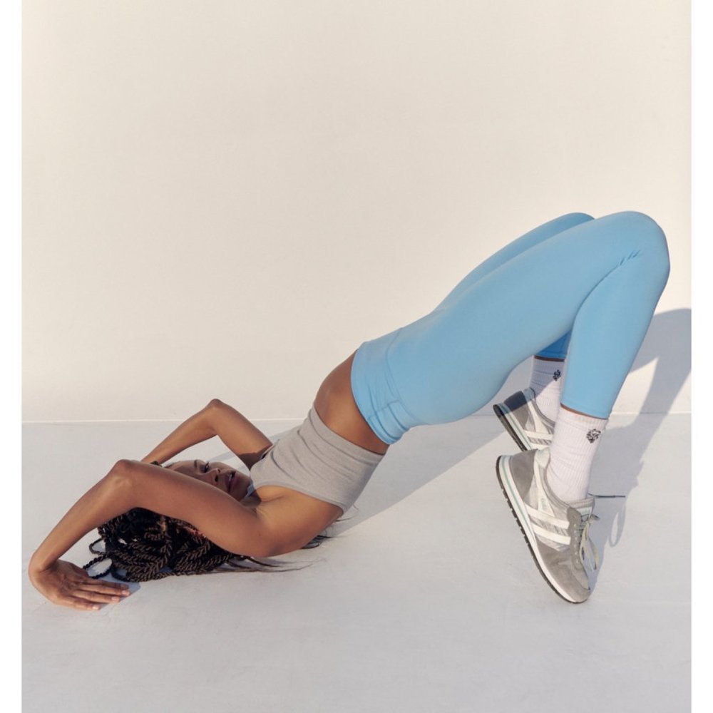 🎉LAST CHANCE🎉 NWT FP Movement Wrap Lose Control Legging / Alaskan Blue - Picture 4 of 5